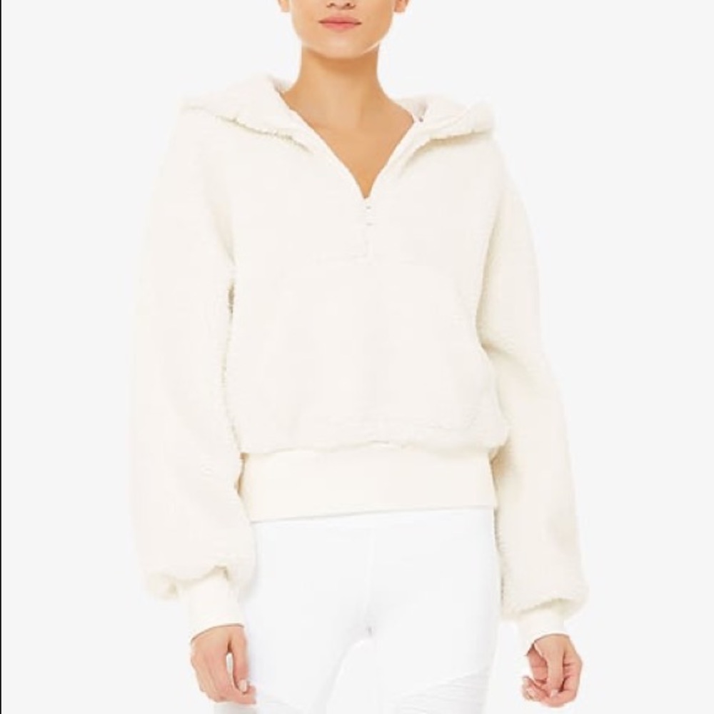 ALO Yoga Streetside Half Zip Sherpa Hoodie